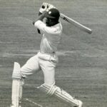 Clive Lloyd batting in 1975 Cricket World Cup final