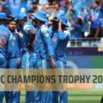 indains after a wicket of kiwi team in icc champions trophy